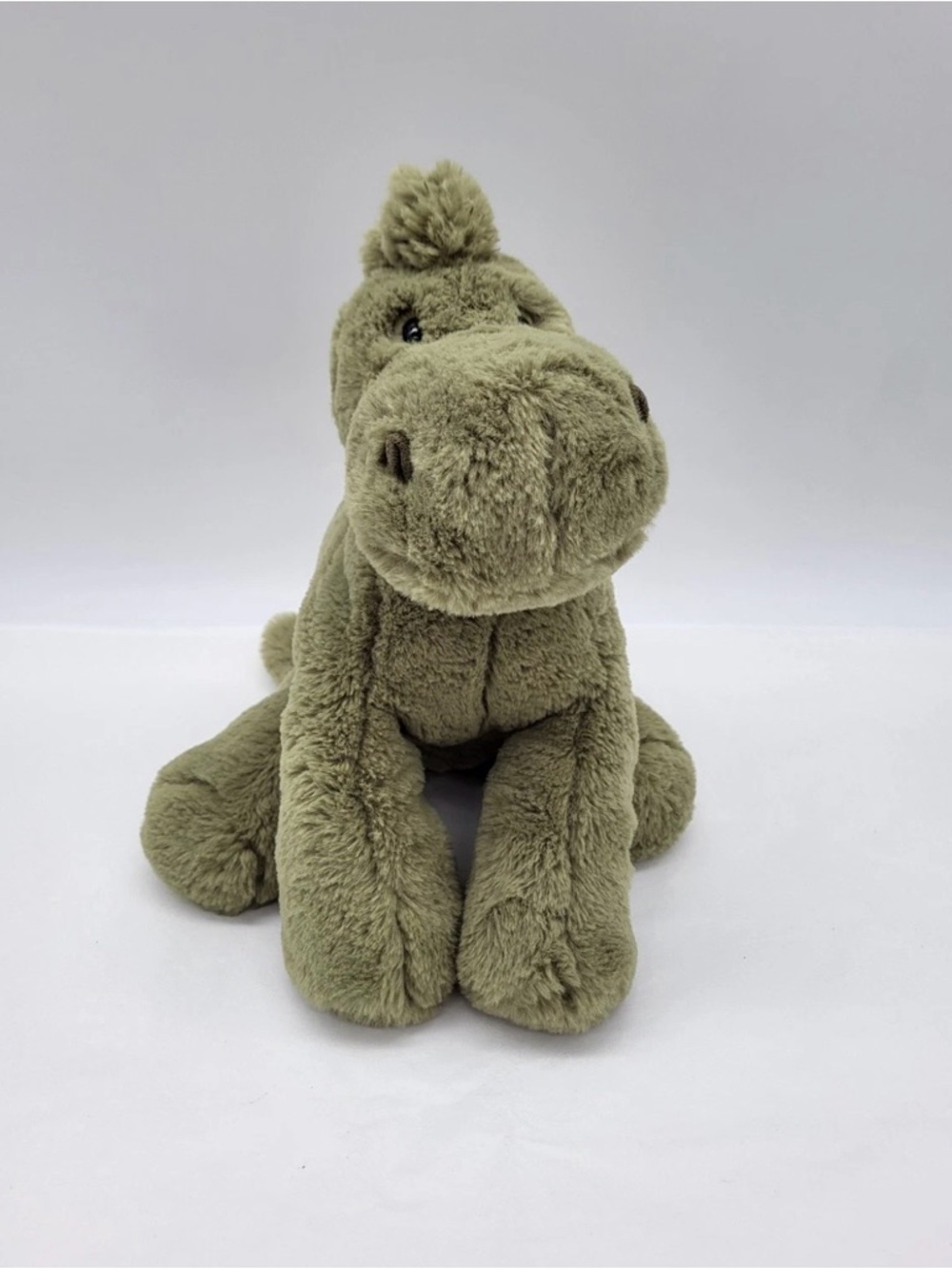Jellycat Green Huggady Dino Dinosaur Plush Stuffed Animal 13" - Picture 2 of 8
